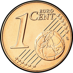 реверс 1 цент (€) 2013 ""