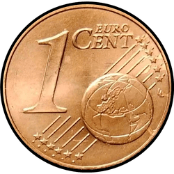 реверс 1 цент (€) 2014 ""