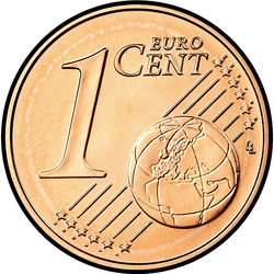 реверс 1 цент (€) 2021 ""
