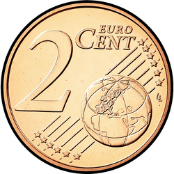 реверс 2 cents (€) 2012 ""