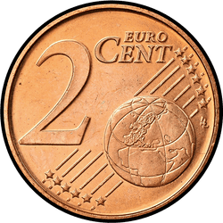 реверс 2 цента (€) 2004 ""