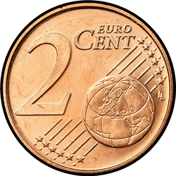 реверс 2 цента (€) 2005 ""