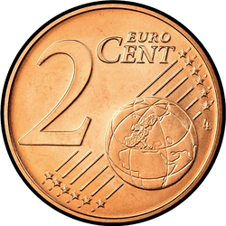 реверс 2 цента (€) 2008 ""