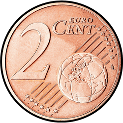 реверс 2 цента (€) 2015 ""