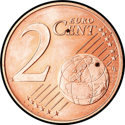 реверс 2 центів (€) 2017 ""
