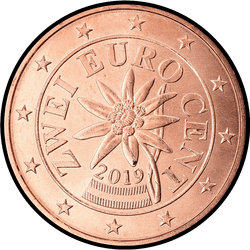 аверс 2 cents (€) 2019 ""