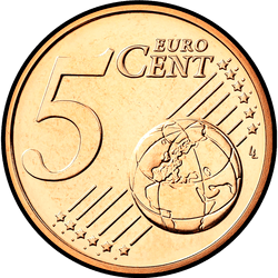 реверс 5 cents (€) 2008 ""