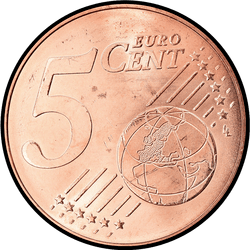 реверс 5 cents (€) 2019 ""