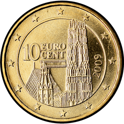аверс 10 cents (€) 2009 ""