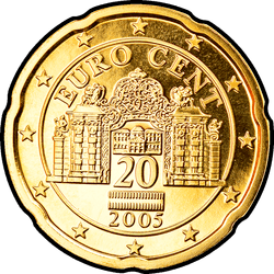 аверс 20 cents (€) 2005 ""