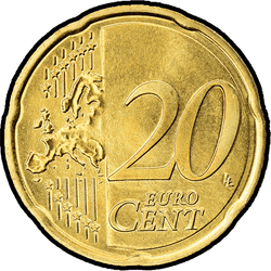 реверс 20 центов (€) 2018 ""
