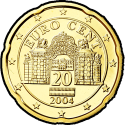 аверс 20 cents (€) 2004 ""