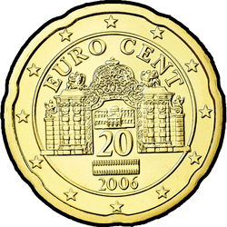 аверс 20 cents (€) 2006 ""
