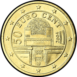 аверс 50 cents (€) 2004 ""