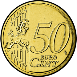 реверс 50 центів (€) 2009 ""