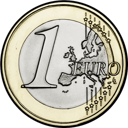 реверс 1€ 2016 ""