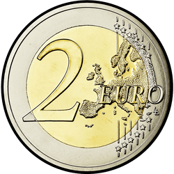 реверс 2€ 2016 ""