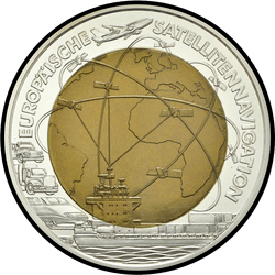 реверс 25€ 2006 "Европейская спутниковая навигация"