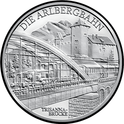 реверс 20 евро 2009 "Электрифицированная Арльбергская железная дорога"