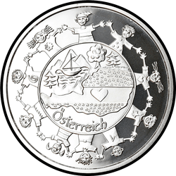 реверс 10 евро 2016 "Австрийская Республика"