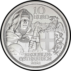 аверс 10 евро 2021 "Братство"