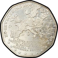 реверс 5€ 2004 "Расширение Евросоюза"