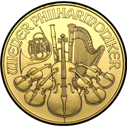 реверс 50 евро 2006 "Венская филармония 1/2 oz Gold"