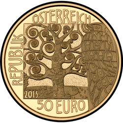 аверс 50 евро 2013 "Мозаика «Ожидание»"