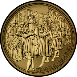 реверс 100 евро 2009 "Корона эрцгерцогов Австрии"
