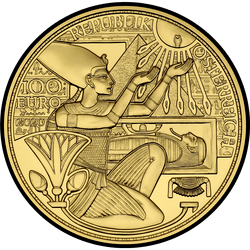 аверс 100€ 2020 "Золото Фараонов"