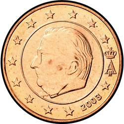 аверс 1セント（€） 2003 ""