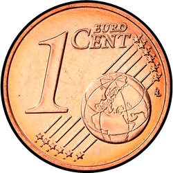 реверс 1セント（€） 2009 ""