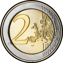 реверс 2€ 2008 "60-річчя Загальної декларації прав людини"