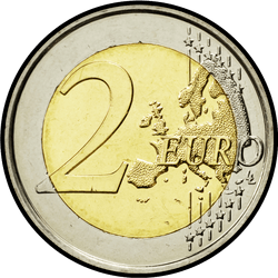 реверс 2€ 2014 "100 años desde el comienzo de la Primera Guerra Mundial"