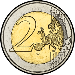 реверс 2€ 2014 "150 Jahre Belgien Rotes Kreuz"
