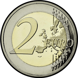 реверс 2€ 2016 "20-річчя Європейського центру "Дитячий фокус""