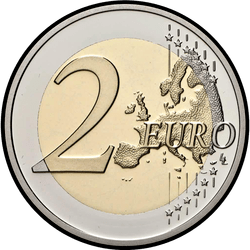 реверс 2€ 2017 "200 años de fundación de la Universidad de Ghent"