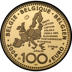 аверс 100€ 2004 "Расширение Евросоюза"