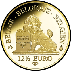 аверс 12½ евро 2010 "Бодуэн I"