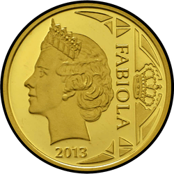 реверс 12½ euro 2013 "Королева Фабиола"