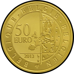 аверс 50 евро 2013 "Хюго Клаус"