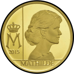 реверс 12½ евро 2015 "Королева Матильда"