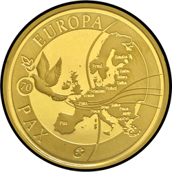 реверс 50€ 2015 "70 лет мира в Европе"