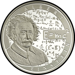 реверс 10 евро 2016 "Альберт Эйнштейн - 100 лет Общей теории относительности"