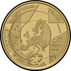 аверс 50 евро 2020 "Ян ван Эйк"