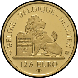 аверс 12½ euro 2020 "150 лет со дня рождения Джейн Бригоде"