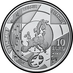 аверс 10 евро 2020 "Ян ван Эйк"