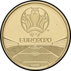 реверс 2½€ 2021 "Чемпионат Европы по футболу 2020"