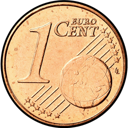 реверс 1セント（€） 2008 ""