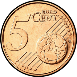 реверс 5 cents (€) 2012 ""